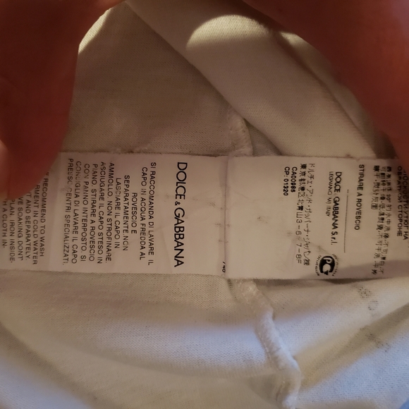 Dolce & Gabbana Monica Bellucci Tank Top Shirt Rare Authentic - Picture 10 of 10